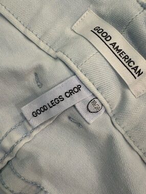 Good American Light Blue Good Legs Crop Jeans
